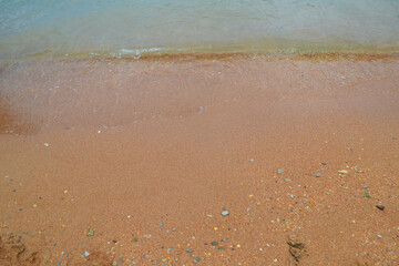sand and water