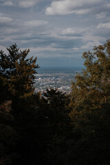 sunset over the river