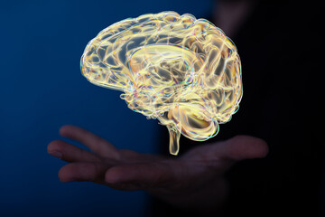 3d rendered medically accurate illustration brain