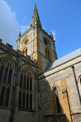 Fototapeta na wymiar Trinity Church in Stratford-upon-Avon, UK