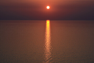 Sunset Revel , 

“A sunset is the sun’s fiery kiss to the night.”
Crystal Woods