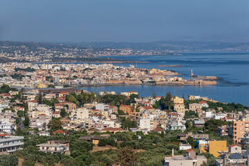 Fototapeta na wymiar View over Chania on the Greek island of Crete