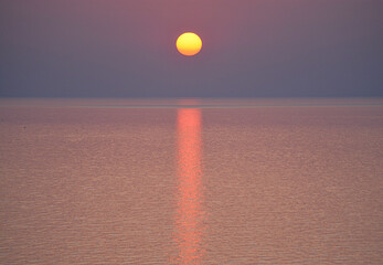 Sunset Revel , 

“A sunset is the sun’s fiery kiss to the night.”
Crystal Woods