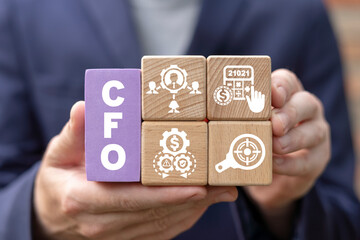 Concept of CFO Chief Financial Officer.