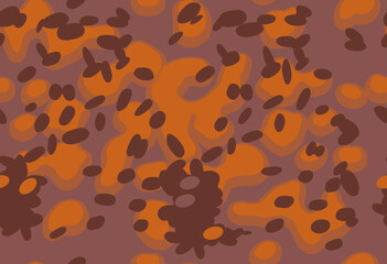 Autumn military and army camouflage German. Seamless pattern.