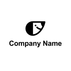 Obraz premium Dog grooming or dog business logo with the wordmark. Replace with your company name for a modern and friendly logo! 