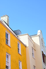 Fototapeta na wymiar colourful facade of a house