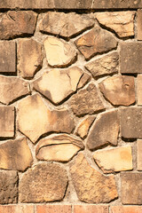 textured background of different rock samples