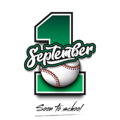 September 1 and baseball balls