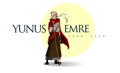 Yunus Emre (Yunus the Dervish) (1238–1328) was a Turkish folk poet and Sufi mystic who greatly influenced Turkish culture.