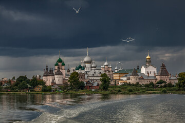 The storm on the lake Nero ( Rostov the Great, Russia)