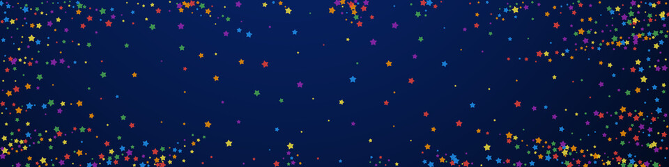 Fototapeta na wymiar Festive fascinating confetti. Celebration stars. R