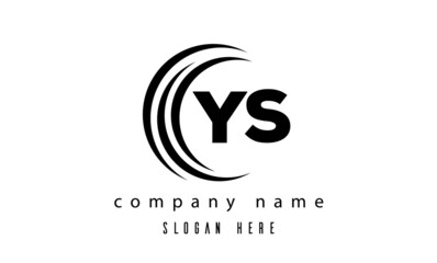 technology YS latter logo vector