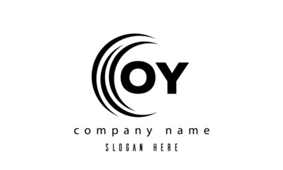OY technology latter logo vector
