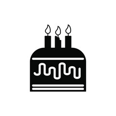 birthday icons symbol vector elements for infographic web