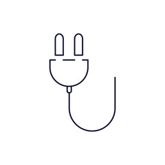 Plug Cable icons symbol vector elements for infographic web