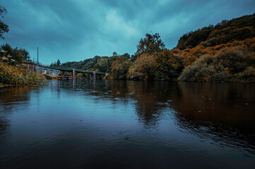 Obraz premium lake in autumn