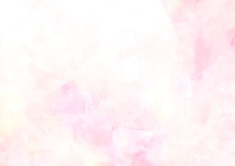 幻想的なピンクとオレンジの滲む水彩テクスチャ背景