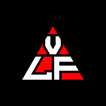 VLF triangle letter logo design with triangle shape. VLF triangle logo design monogram. VLF triangle vector logo template with red color. VLF triangular logo Simple, Elegant, and Luxurious Logo. VLF 