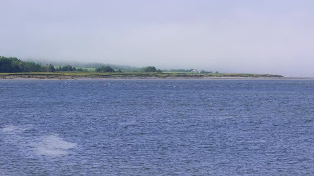 Coastal landscape in 4K video