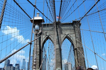 Naklejka premium The Brooklyn Bridge NY