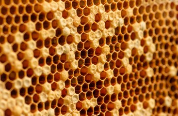 Honey bee nest, hives, from natural rain forest in Gunung Kidul Yogyakarta, Indonesia. Selected focus