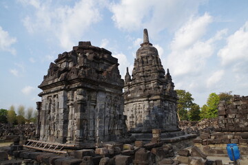 Fototapeta na wymiar インドネシア　世界遺産プランバナン寺院遺跡群