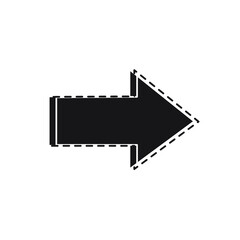 dotted arrow vector direction