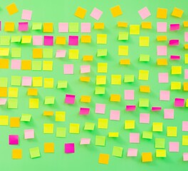 Many reminders in business concept