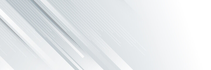 Obraz premium Abstract white square shape with futuristic concept banner background 