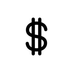 Obraz premium 通貨記号 ドル ベクターイラスト