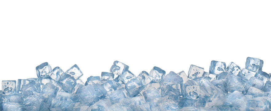 Ice cubes as a background