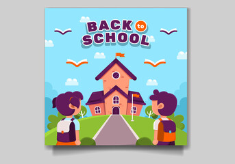 Back to School Social Media Post Design