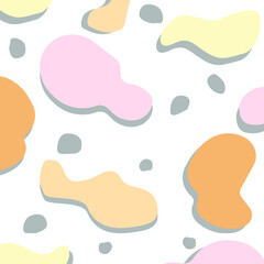 hand drawn abstract background with pastel colors vector