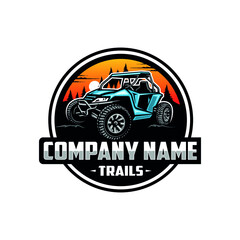 off road adventure atv utv buggy logo design © winana