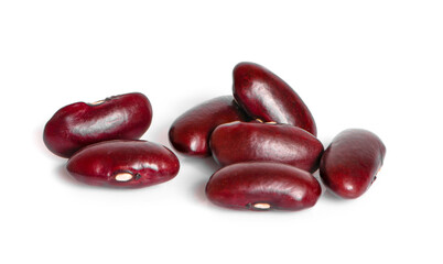 Red bean isolated on white background