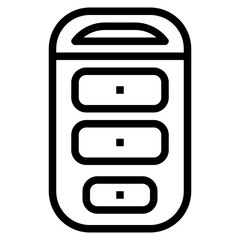 Obraz premium car remote icon