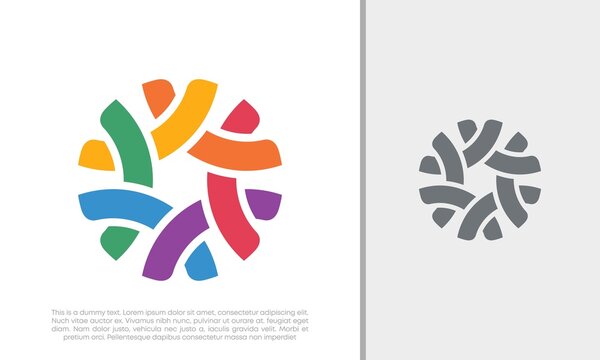 Global Community Logo Icon Elements Template. Community human Logo template vector. Community health care. Abstract Community logo. Social Networking logo designs.