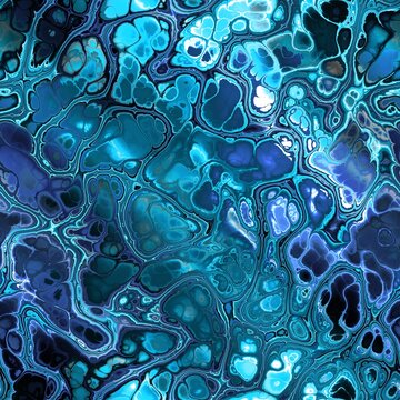 Seamless abstract blue swirls background