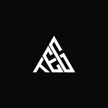 TEG letter logo creative design. TEG unique design
