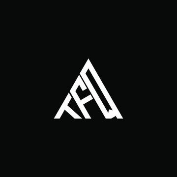 TFQ letter logo creative design. TFQ unique design