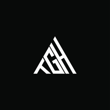 TGH letter logo creative design. TGH unique design
