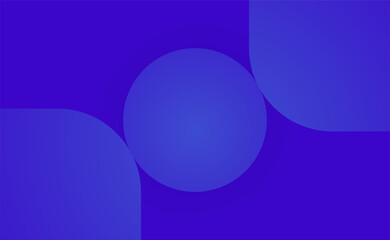 Blue background with circles for design and wallpaper. Illustration.