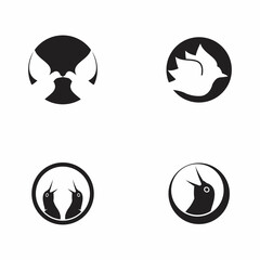 Bird Logo Template Design Vector, Emblem, Design Concept, Creative Symbol, Icon