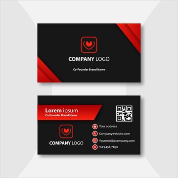 Modern Business Card Design Template, Clean Professional Business Card Template, Visiting Card, Business Card Template.