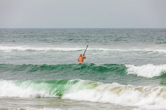 surfing the waves