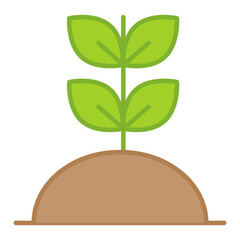 A perfect design icon of sprout