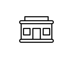 Shop line icon