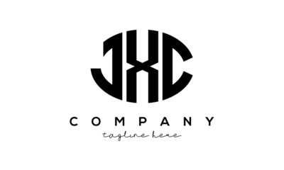 JXC three Letters creative circle logo design