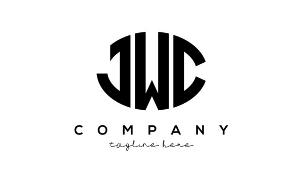 JWC three Letters creative circle logo design